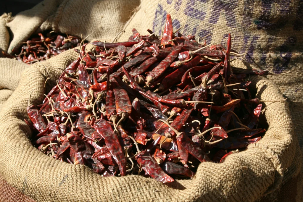 kurutulmuş kırmızı biber